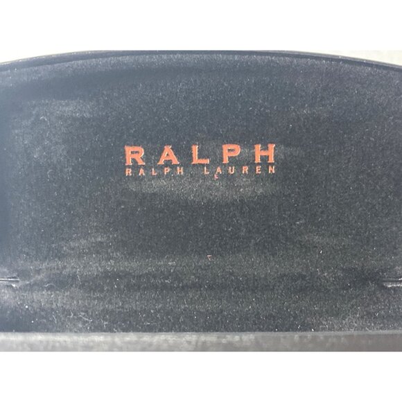 RALPH LAUREN EYEGLASSES SUNGLASSES EYEWEAR HARD BLACK CLAMSHELL CASE ONLY - Picture 5 of 8